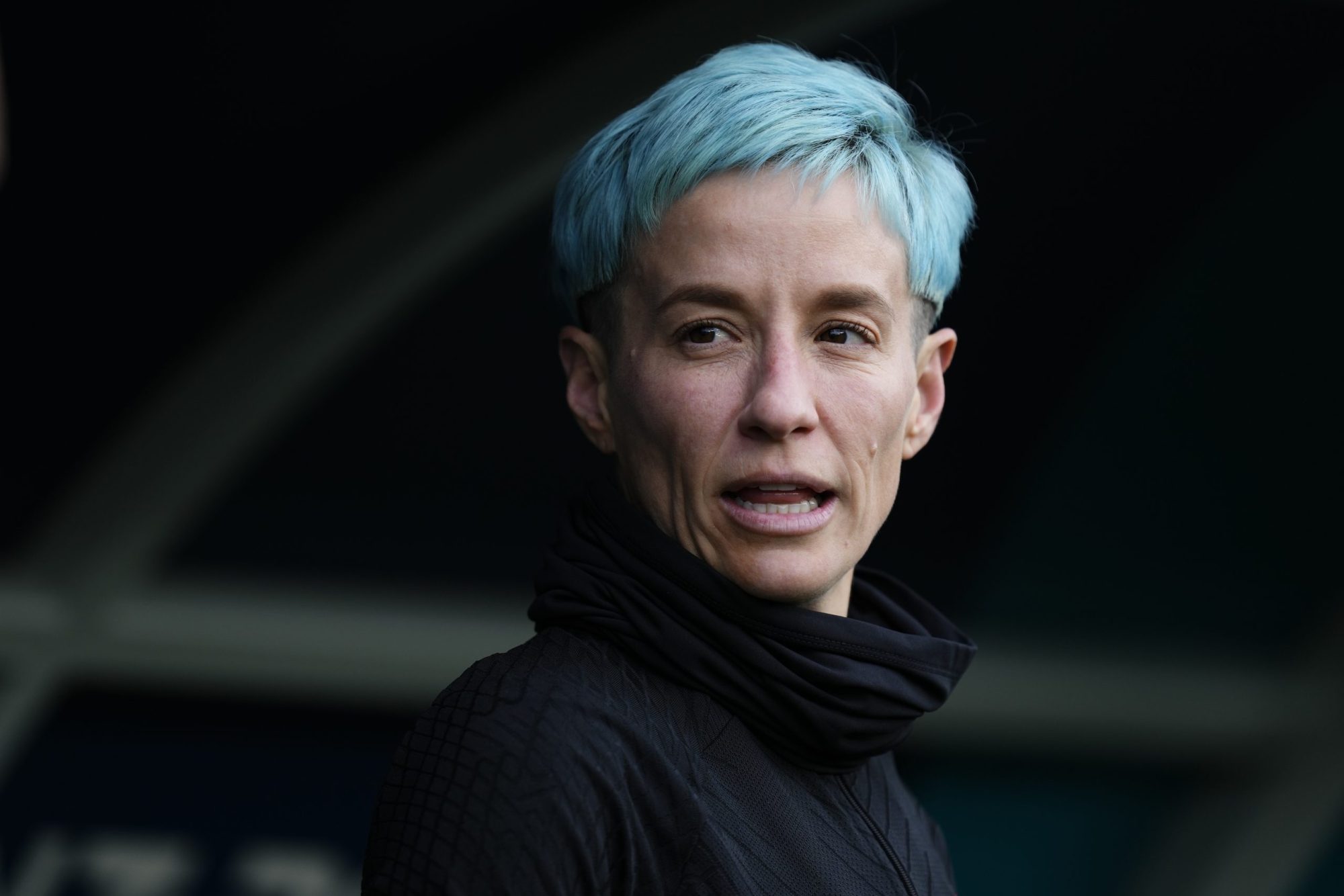 Megan Rapinoe of USA and OL Reign prior the FIFA Women's World Cup Australia; New Zealand 2023 Group E match between USA and Vietnam at Eden Park on July 22, 2023 in Auckland, New Zealand. Photo by Jose Breton/Pics Action/NurPhoto via Getty Images