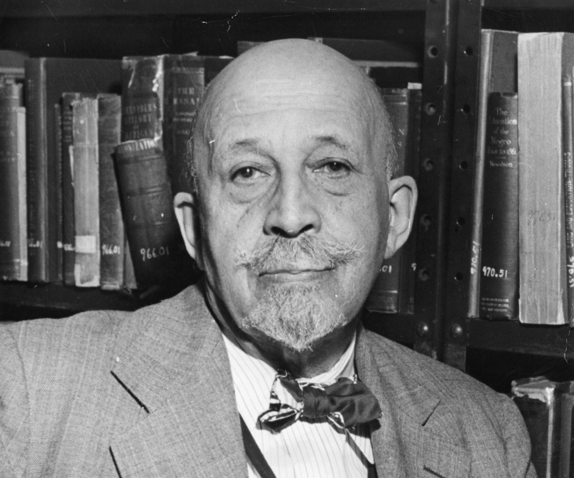 Photo of 82-year-old Dr. William Edward Burghardt Du Bois (1868 - 1963), co-founder of the National Association for the Advancement of Colored People (NAACP), taken on Jan. 1, 1950.