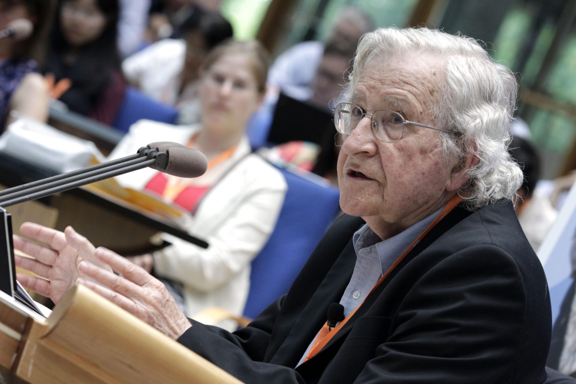 Noam Chomsky.