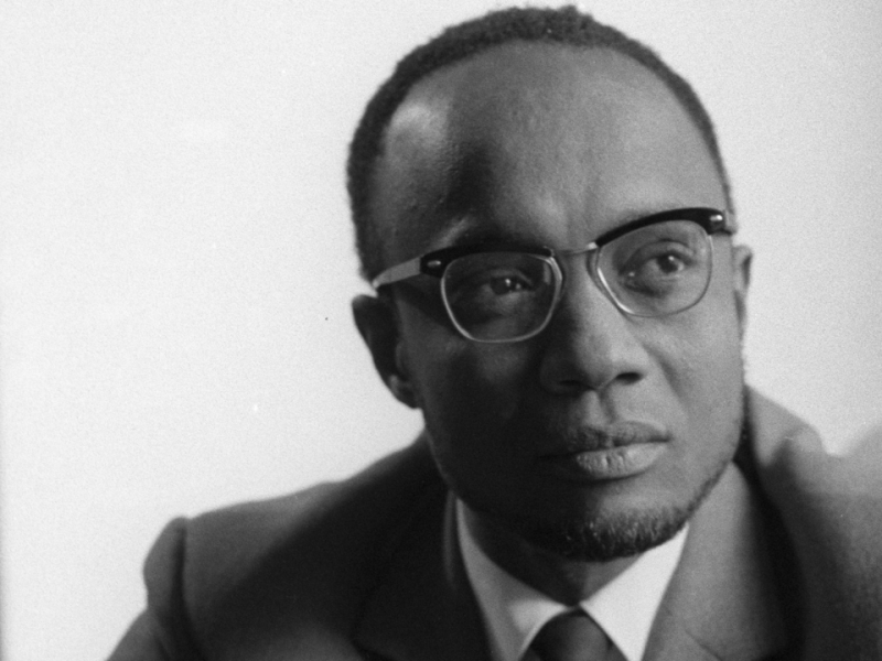 Amilcar Cabral (1924-1973), Bissau-Guinean and Cape Verdean political revolutionary, the founder and president of the African Party for the Independence of Guinea and Cape Verde, and leader in the war of independence in Guinea-Bissau. at P.A.I.G.C. headquarters, Algiers, February 1967Photo by Ben Martin/Getty Images